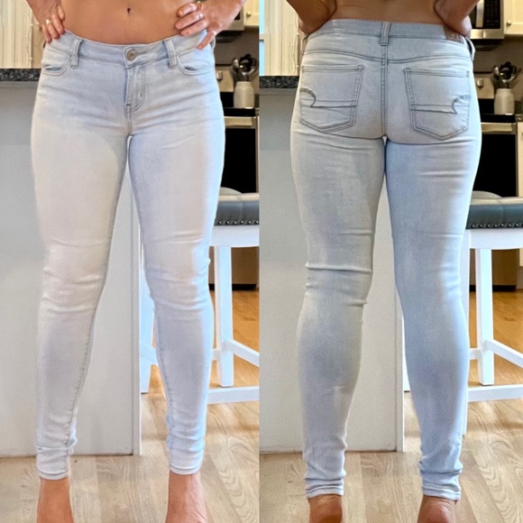 American eagle light wash jegging 4 - Picture 4 of 4
